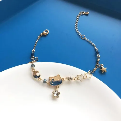 Vista 3 de RICHTRUE Pulseras Y2k Y2k, accesorios de grunge, pulsera estética Y2k para mujer, accesorios punk