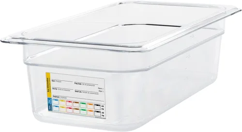 Vista 2 de Carlisle FoodService Products PermaLabel - Recuento de etiquetas, 4" de profundidad, transparente
