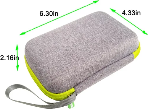 Vista 4 de JCHPINE Estuche rígido de transporte para Leapfrog LeapLand Adventures Learning Video Games, soporte protector de almacenamiento para HDMI Game
