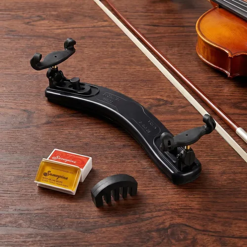 Vista 4 de NANYI 1/2 - Reposapiés para violín para niños, ajustable, con colofonia y silencio