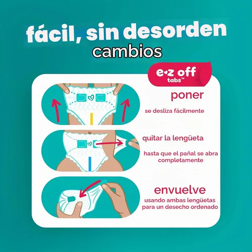 Vista 10 de Pampers Cruisers 360 Pañales - Talla 3, 26 unidades, pañales desechables para bebé, ajuste sin huecos