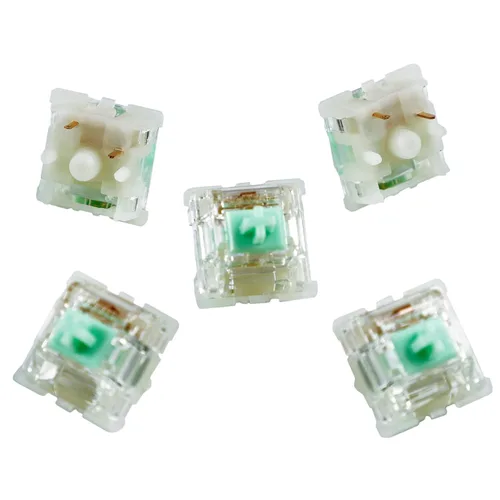 Vista 8 de YMDK Gateron Baby Kangaroo Interruptores táctiles 5pin pre-lubricados Interruptores 2.08 oz Linear POM Material Teclado mecánico
