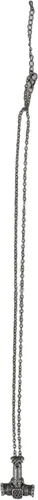 Vista 3 de Ebros Gift Legend of Asgard - Collar de estaño con dije de martillo vikingo, mitología nórdica vikinga, Mjolnir Thor Odinson, Fantasía, Odin Frigga
