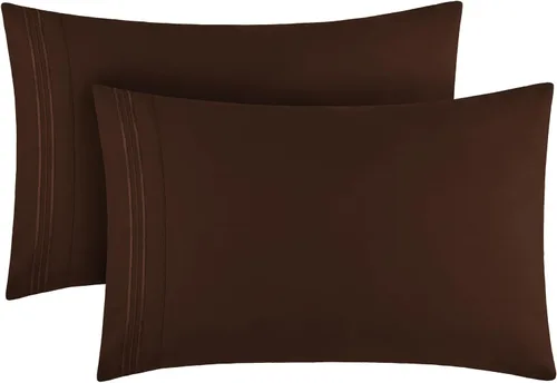 Vista 40 de Mellanni Fundas de almohada de lujo, extrasuaves, refrescantes, fundas de almohada de 12 piezas de la colección icónica, cierre de sobre