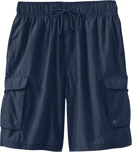 Vista 5 de KingSize KS Island Big & Tall - Traje de baño tipo cargo de 8 pulgadas para hombre, Multi