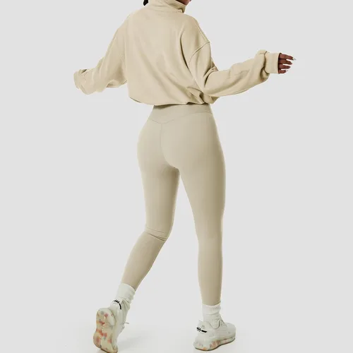 Vista 7 de Arssm Sudaderas con media cremallera para mujer, cuello alto, ropa deportiva para correr, entrenamiento