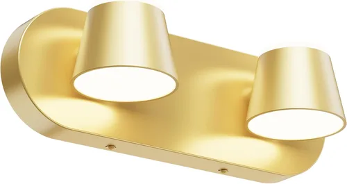 Vista 12 de URSOLA Luz de Tocador de Baño de 2 Luces, Accesorios de Iluminación de Pared LED Negros, Orientables Arriba y Abajo, Regulables, Accesorios