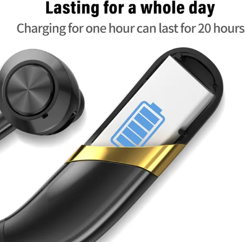 Vista 4 de Auriculares inalámbricos Bluetooth con micrófono, auricular único