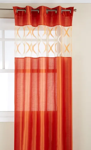Vista 6 de Editex Home Textiles Scala - Panel para ventana, 56 x 84 pulgadas, color negro