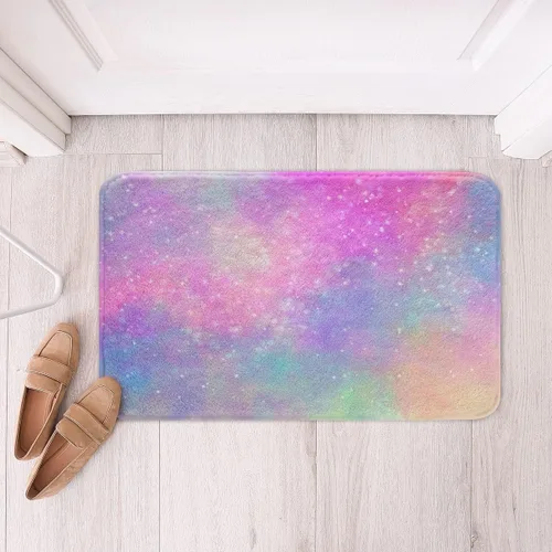 Vista 33 de Feelyou Tapetes de baño estampados, con patrón de sombrero occidental, para niños y niños, vaquera rosa, para ducha, accesorios de baño abstractos