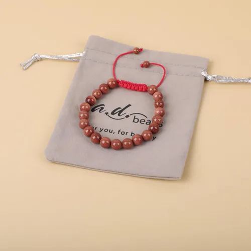 Vista 90 de AD Beads Pulseras de piedras preciosas unisex de 0.315 pulgadas (0.315 in), macramé curativo ajustable de 7 a 9 pulgadas Usa esta pulsera