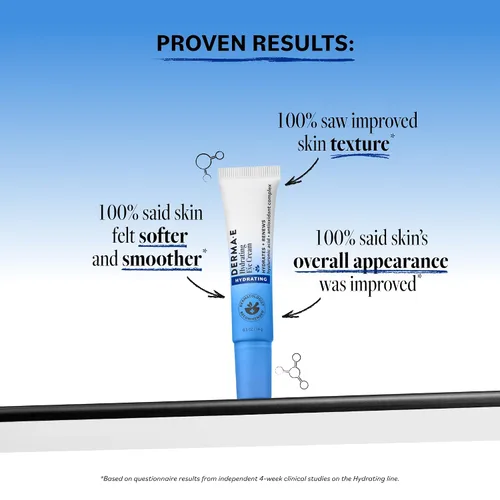 Vista 2 de Crema para contorno de ojos derma-e con Pycnogenol y acido hialurónico (0.5 onzas), paquete de de 1