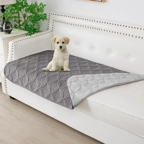 Vista 27 de Manta impermeable para perro, 30 x 30 pulgadas, fundas de sofá para mascotas pequeñas para sofá, silla, cama, protector de muebles de perros