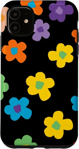 Vista 8 de Cute Flower Pattern Multicolor Wildflower Floral Yellow Case for iPhone 17
