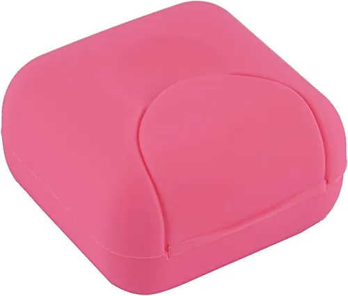 Vista 9 de uxcell Plástico Viaje Mini Jabonera Caja Titular Caja Contenedor Azul