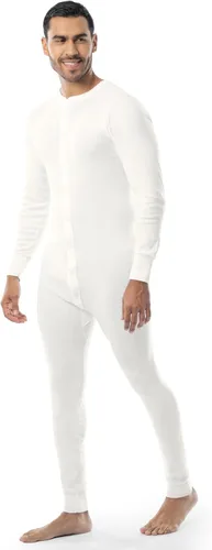 Vista 6 de Indera Men's Cotton Rib Knit Union Suit