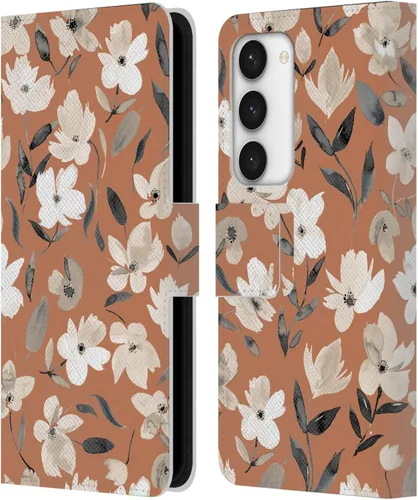 Vista 116 de Head Case Designs Officially Licensed Ninola Ditsy Flowers Yellow Nature Bold Leather Wallet Case Compatible with Samsung Galaxy A07 4G