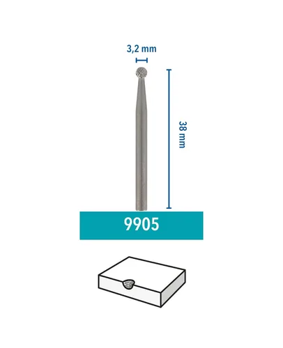 Vista 2 de Dremel Accessory 9905 - Broca de corte multifuncional de carburo de tungsteno de 0.126 in para multiherramienta rotativa