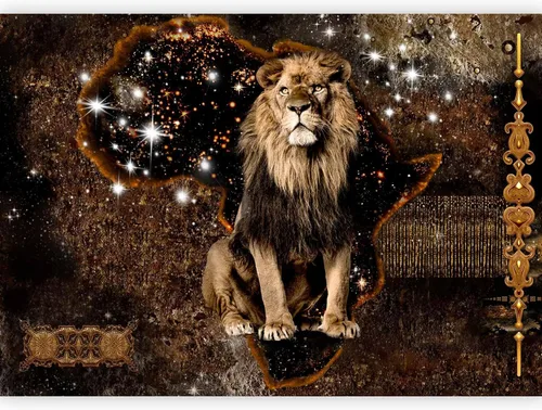 Vista 12 de artgeist Mural de pared de animales rinocerontes 77 x 55 pulgadas - Papel tapiz autoadhesivo XXL para despegar y pegar, adhesivo extraíble grande