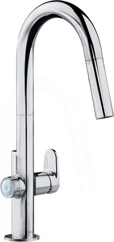 Vista 8 de American Standard 4931380.002 Beale Grifo de cocina extraíble de un solo mango con tecnología manos libres Selectronic Cromo pulido