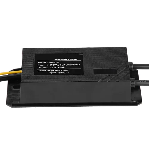 Vista 7 de Adaptador de corriente de luz de neón, transformador electrónico 7.5KV 30mA enchufe de los E.E.U.U. para las luces de la barra de las señales