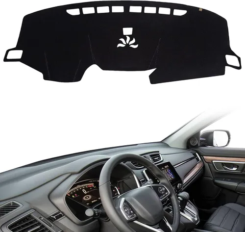 Vista 11 de AUQDD Funda de Cubierta de Tablero Compatible con 2004 2005 2006 2007 2008 2009 2010 Toyota Sienna, Alfombra de Tablero de Franela Negra Negro