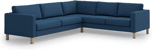 Vista 7 de TLYESD Karlstad - Funda de repuesto para sofá esquinero IKEA Karlstad, funda de sofá Karlstad, solo funda Karlstad (gris oscuro)