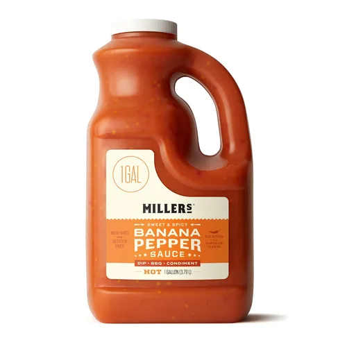 Vista 18 de Miller's Banana Pepper Habanero - Salsa picante picante de plátano y pimienta, el mejor uso para carnes a la parrilla, barbacoa y alitas de pollo