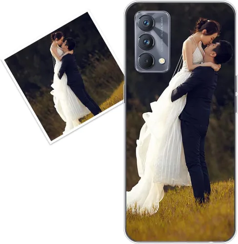Vista 11 de Funda personalizada compatible con Oppo A1 Pro, fundas de teléfono personalizadas con imagen de foto, imagen de texto, cubierta transparente