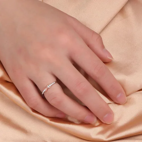 Vista 5 de Memgift Gifts for Women Mothers Day Gift from Daughter Best Friends Birthday Gifts for Nieces Granddaughters Love Knot Rings for Christmas
