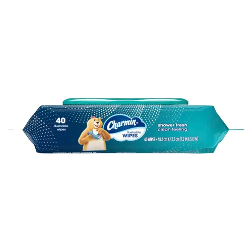 Vista 3 de Charmin Recambio de toallitas desechables, paquete doble, 160 unidades (paquete de 2)