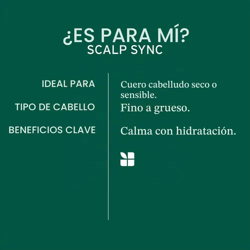 Vista 4 de Biolage Scalp Sync Calming Shampoo – For Sensitive Scalps Fermented tea blend, glycolic acid, vegan, paraben-free, gently cleanses, hydrates