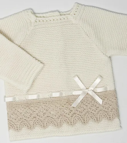 Vista 2 de Escalett Layette Newborn Baby Knitted Clothes Set Coming Home Infant Knit Outfit for Boys and Girls