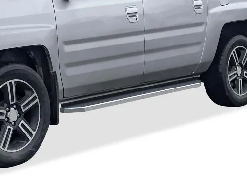 Vista 13 de APS Estribos negros estilo compatible con Honda Ridgeline 2006-2014 Crew Cab (barras nerf barras laterales escalones laterales)