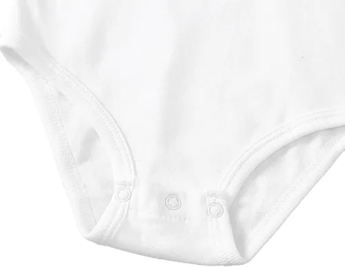 Vista 4 de ROMPERINBOX Mameluco unisex para recién nacido con rayas en contraste