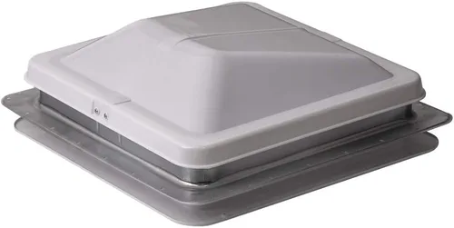 Vista 3 de HENG'S INDUSTRIES 71112A-C RV 12V Powered 14" Ventilación de techo con tapa de cuña blanca
