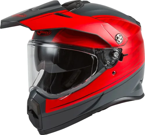 Vista 9 de Gmax AT-21 Adventure Raley Casco Rojo Blanco