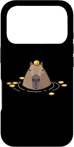 Vista 30 de Funda Capybara para iPhone 17 para hombre y mujer, diseño de naranjas frías