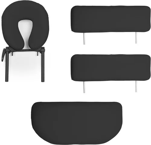 Vista 5 de Saloniture - Mesa de masaje plegable portátil profesional con estuche de transporte, color negro