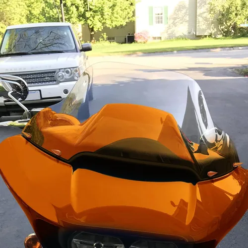 Vista 4 de Tornillos de punta para parabrisas de motocicleta, tornillos de carenado de motocicleta, aptos para Harley Road Glide 2015-2021, naranja