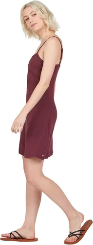 Vista 3 de Volcom Vestido de punto acampanado y acampanado para mujer, Mapa
