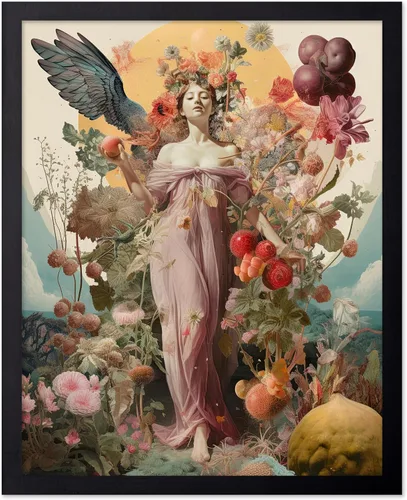 Vista 70 de Poster Master Póster OVNI – Impresión de mujer enmascarada – Arte extraterrestre – Arte surrealista – Arte de ciencia ficción – Regalo para hombres