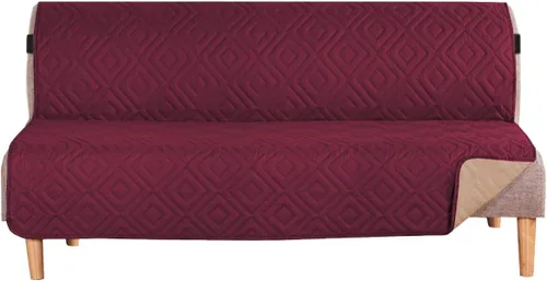 Vista 58 de H.VERSAILTEX Funda reversible para silla, protector de muebles antideslizante, resistente al agua, con correas elásticas de 2 pulgadas