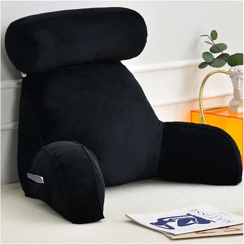 Vista 11 de ZTGL Almohadas de lectura, cómodo cojín de apoyo de espalda, almohada de apoyo lumbar, almohada cómoda para sentarse, ideal como respaldo