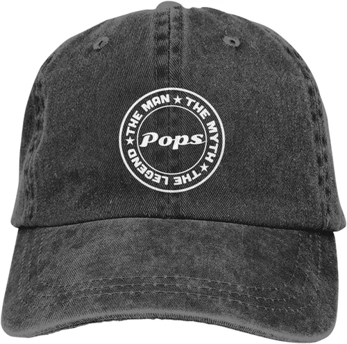 Vista 9 de Zuriohalk Pops The Man The Myth The Legend Hat Women Baseball Hats Adjustable Caps