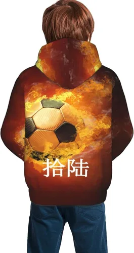 Vista 6 de BKQKID Japanese Anime Cosplay Costumes Youth Boys and Girls Anime Printed Street Fashion Hoodie Anime Merch for Fans-F