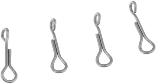 Vista 2 de Generic 40 ganchos de pesca articulados de cráneo de pescado de acero inoxidable