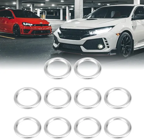 Vista 2 de X AUTOHAUX Junta de tapón de drenaje de aceite M14 N0138157 para Audi A6 A7 A8