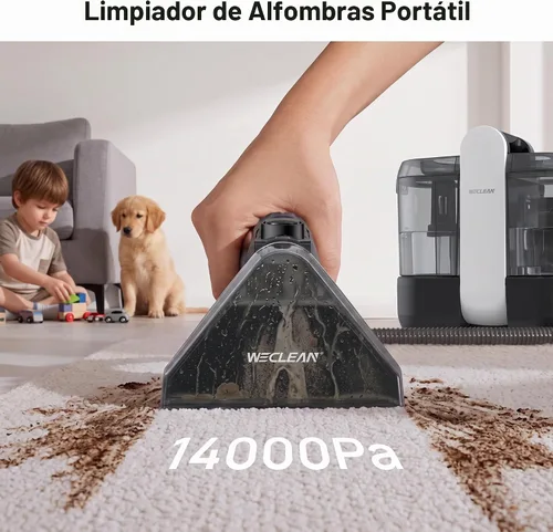 Vista 8 de Limpiador de manchas portátil, limpiador de alfombras y tapicería para sofá
