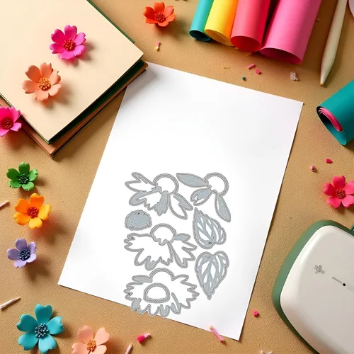 Vista 6 de Troqueles de corte para hacer tarjetas, plantillas de corte para álbumes de recortes, álbumes de fotos, troqueles de papel decorativos para hacer